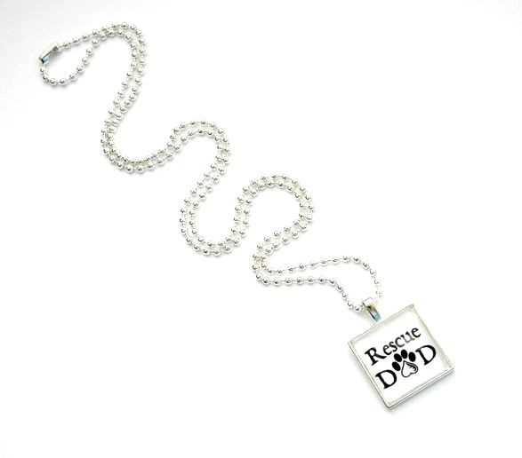 Rescue Dad Necklace Paws in the City Rescue Jewelry - product image  