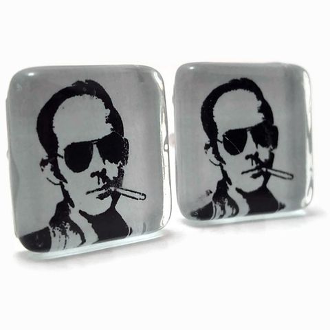 Hunter,S.,Thompson,Cuff,Links,For,Him,cuff link, cufflink, huntersthompson, gonzo, journalism, for him, accessories