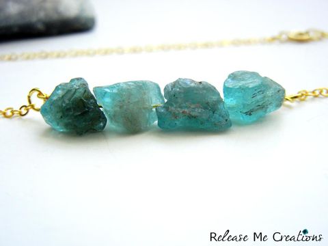 Petite,Raw,Chalcedony,and,Gold,Necklace,blue, gold, chalcedony, raw, gemstone, release me creations, gift, for her