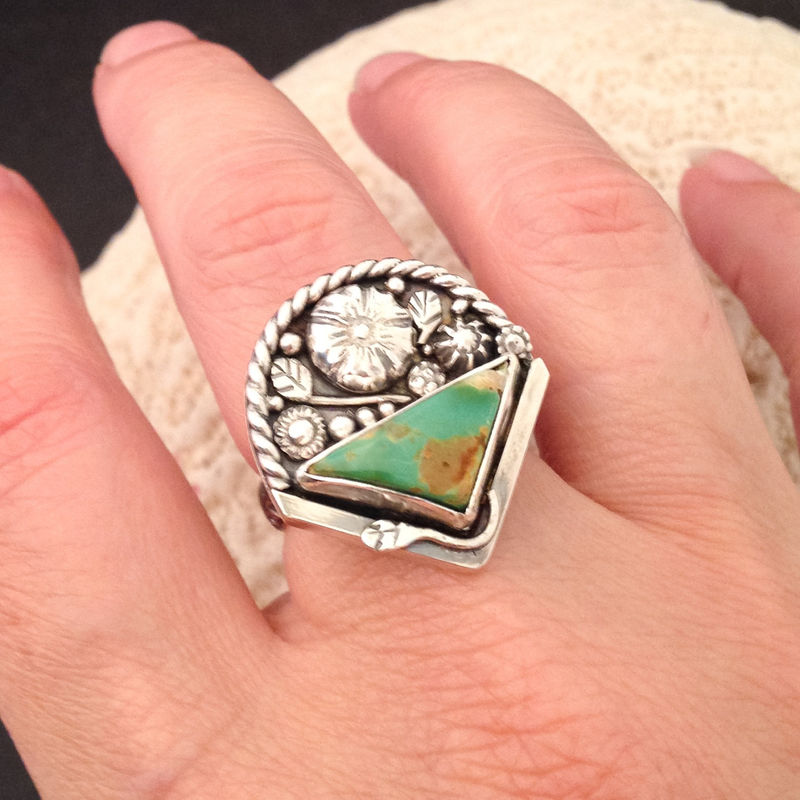 Unique sterling silver jewelry - Handcrafted Sterling Silver Band Ring