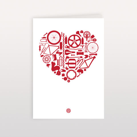 Bike,Love,120x170mm,-,Greeting,Card,Bike Love, Greeting Card, Anthony Oram