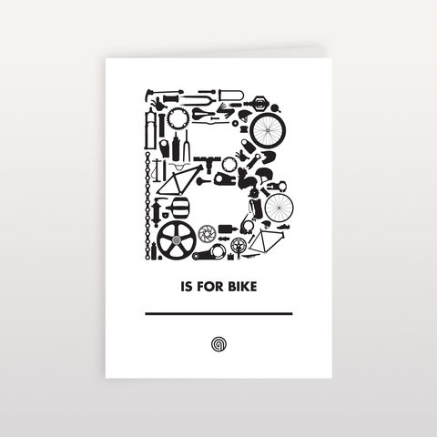 B,is,for,Bike,120x170mm,-,Greeting,Card,B is for Bike, Greeting Card, Anthony Oram