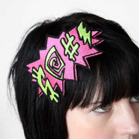 Potty,Mouth,Comic,Book,Headband,headband, comic accessories, funky headband