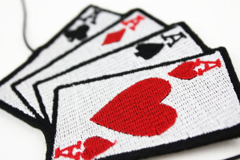 Aces Headband, Playing Cards, Poker Tattoo, Adult Headband, Rockabilly