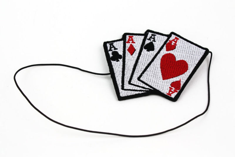 Aces Headband, Playing Cards, Poker Tattoo, Adult Headband, Rockabilly