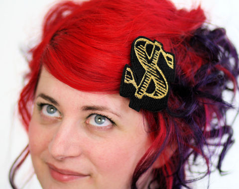 Dollar,Hair,Clip