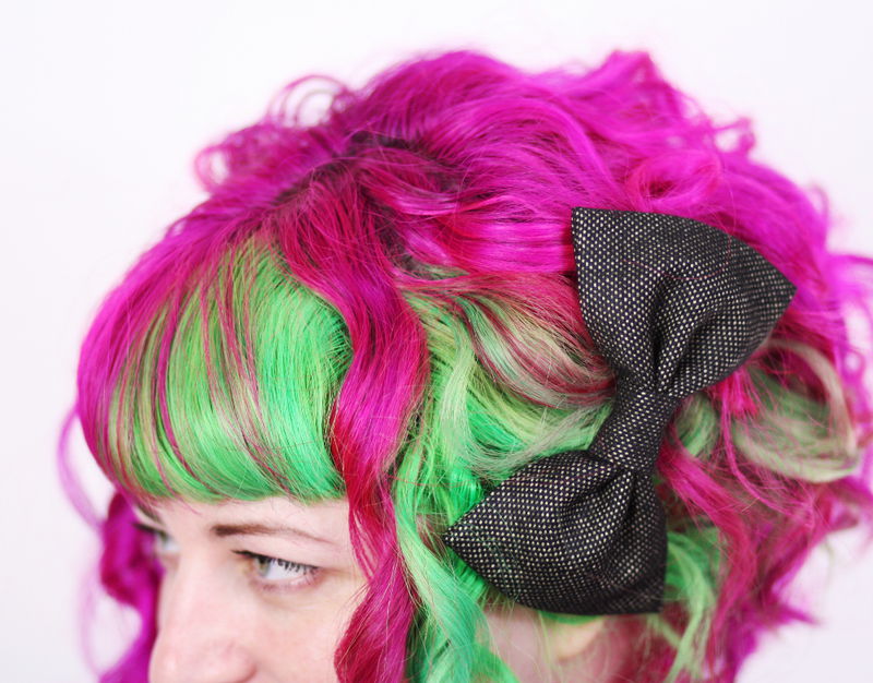 Wool Winter Hair Bows - product images  of 