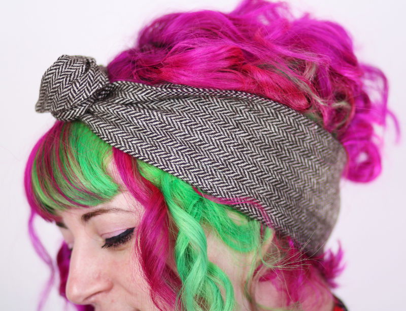 Wool Ear Warmer Winter Headband, Wired Hair Band, Various Colours - product images  of 