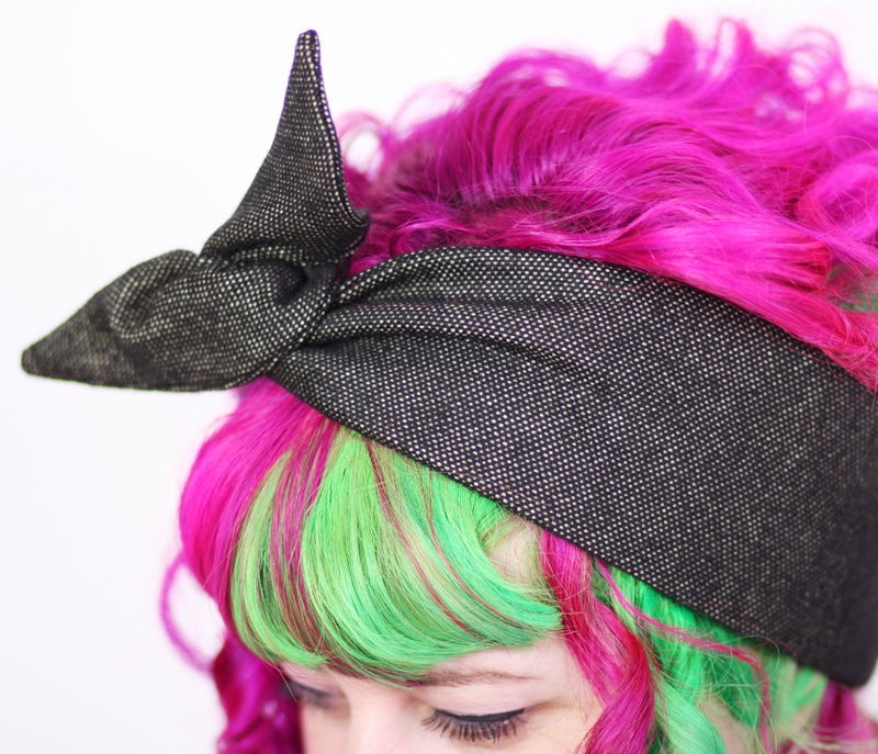 Wool Ear Warmer Winter Headband, Wired Hair Band, Various Colours - product images  of 