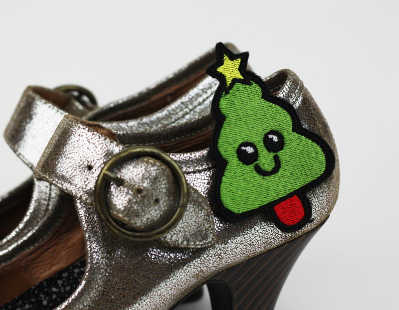 Christmas Tree Shoe Clips, Xmas Shoe Accessories product images of