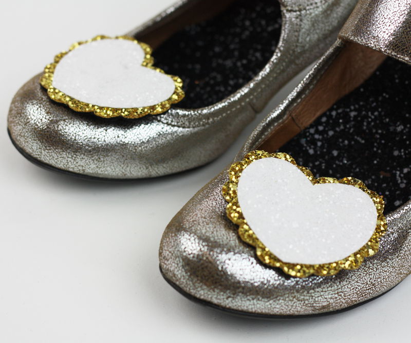 Glitter Heart Shoe Clips - product images  of 