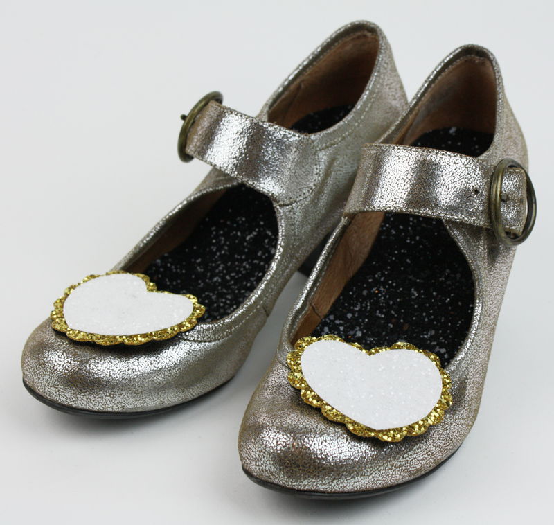 Glitter Heart Shoe Clips - product images  of 
