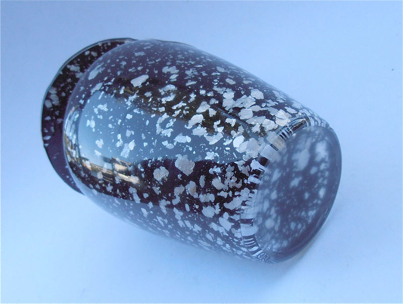 Vintage Flower Vase Black Crystal Vase Vtg Kurata Crystal Mikasa