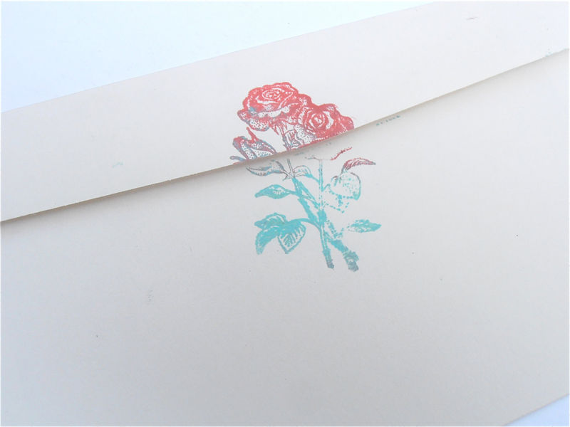 Vintage Rubber Stamp Envelopes Vintage Stationery Vintage Paper