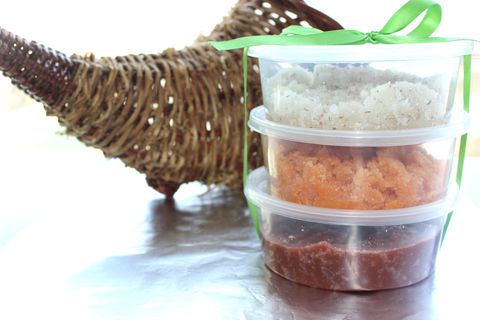 Fall,Sugar,Scrub,Trio,Sugar scrub, pumpkin, vanilla, cranberry, moisturize, fall, bath, body, skin care, exfoliate, green, vegan, all natural, shea butter, seasonal, gift set