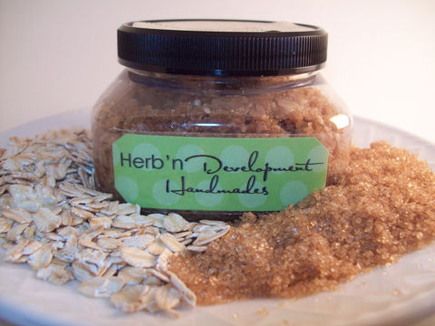 Warm,Sugar,Cookie,and,Oats,Scrub,Bath_and_Beauty,Bath,body,soap,herbndevelopment,herbn_development,scrub,scented,skin_care,oil,shower,massage,vegan,Sugar_cookie,organic_turbinado_brown_sugar,ground_oats,extra_virgin_olive_oil,castor_seed_oil,safflower_oil,chammomile_infused_sw