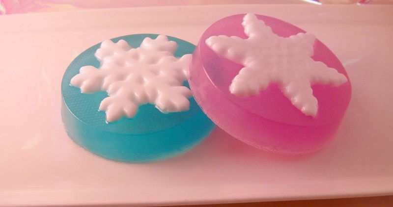 Falling Snowflakes Glycerin Soap - product images  of 