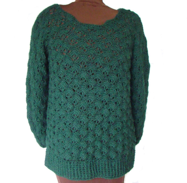 Plus Size Sweater 1X 2X,  Plus Size Tunic Sweater, Alpaca Sweater - product images  of 