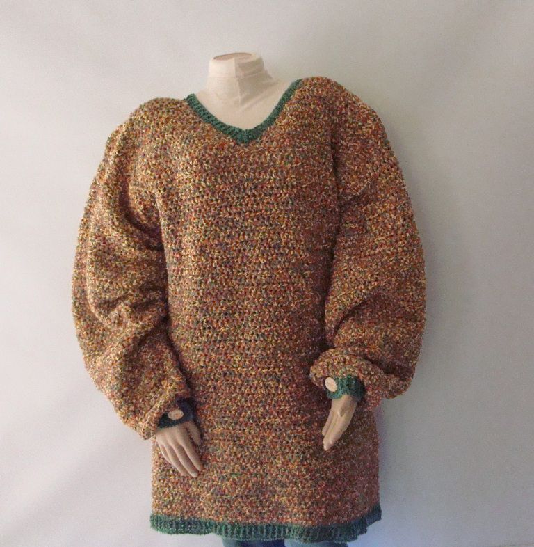 Plus Size Sweater Size 4X 5X , Cotton Chenille - product images  of 