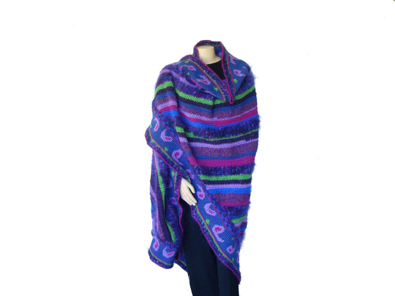 Plus Size Cape, Plus Size Fashion Shawl, 1X 2X 3X 4X 5X 6X, Super Plus Size - product images  of 