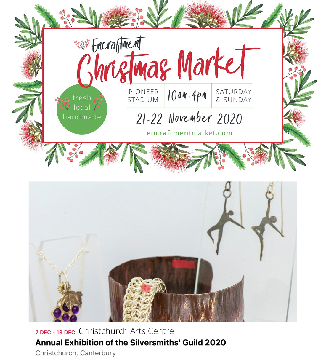 Julia Banks Jewellery Events and Markets 2020