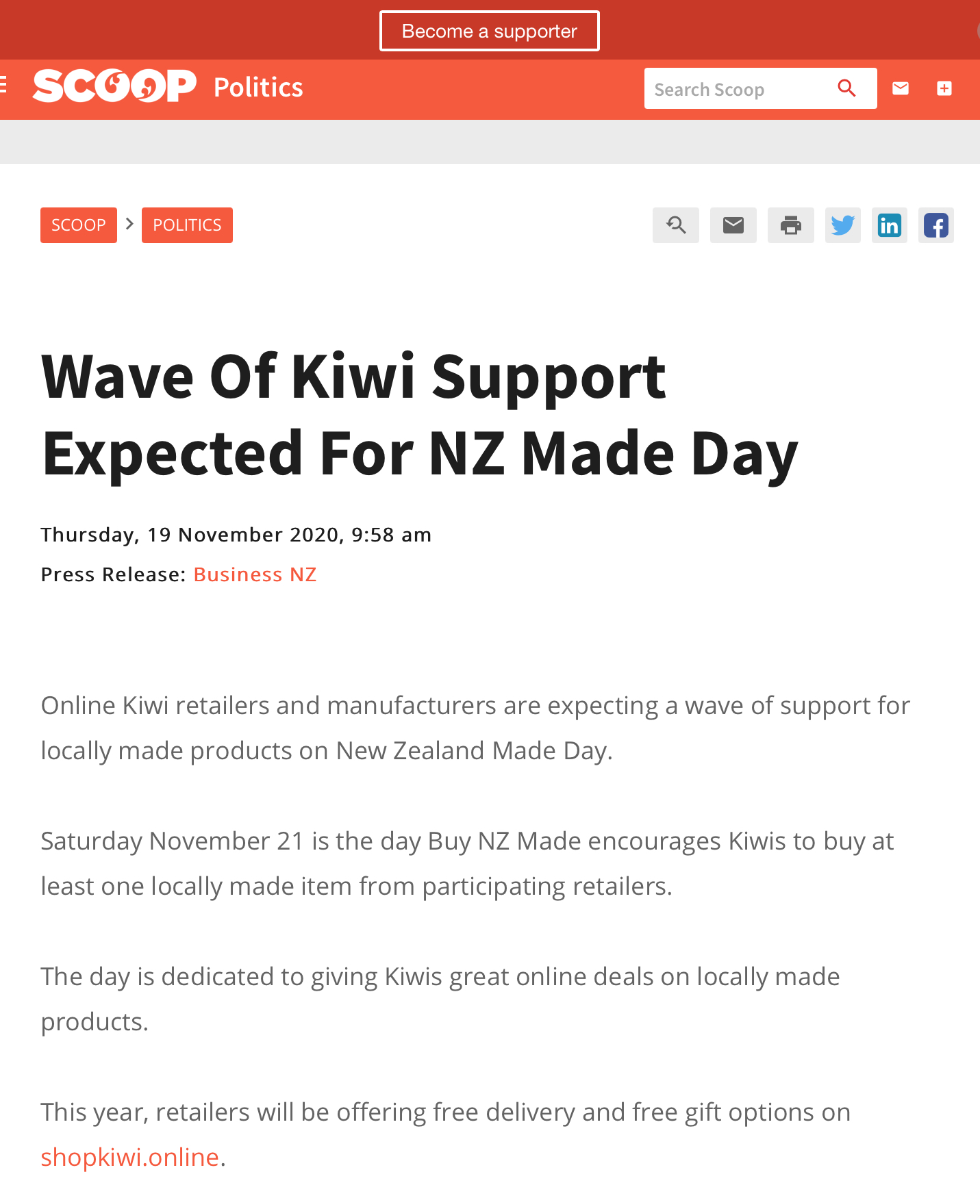 NZ Made Day Julia Banks Jewellery