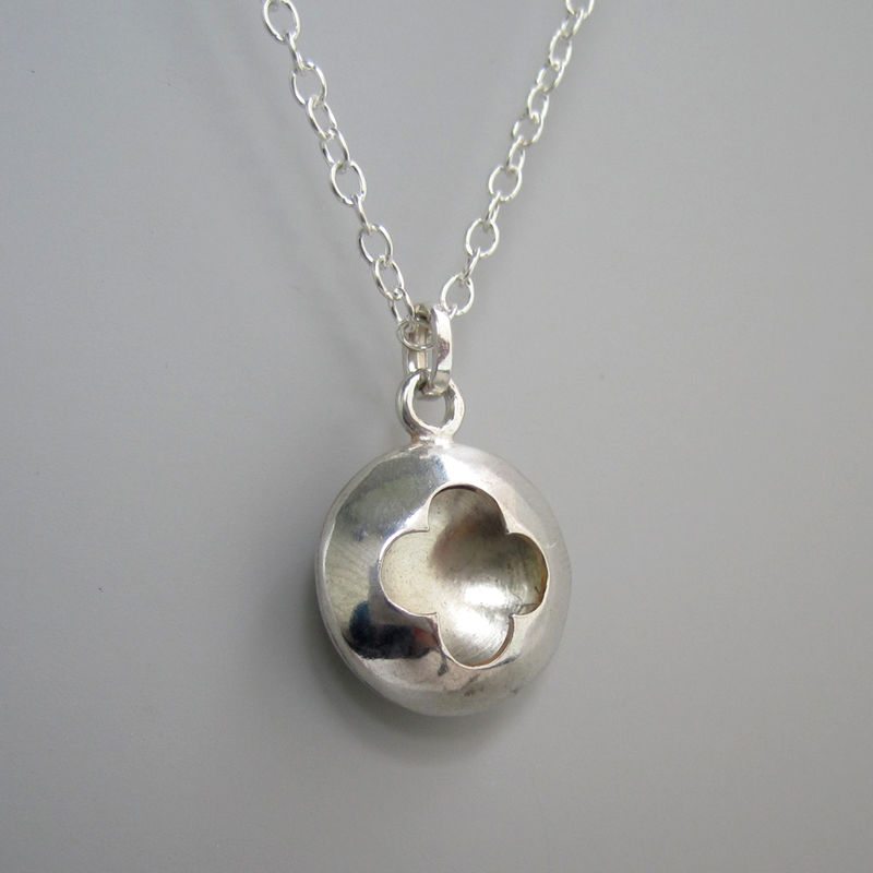 Quatre Dome Sterling Silver Necklace