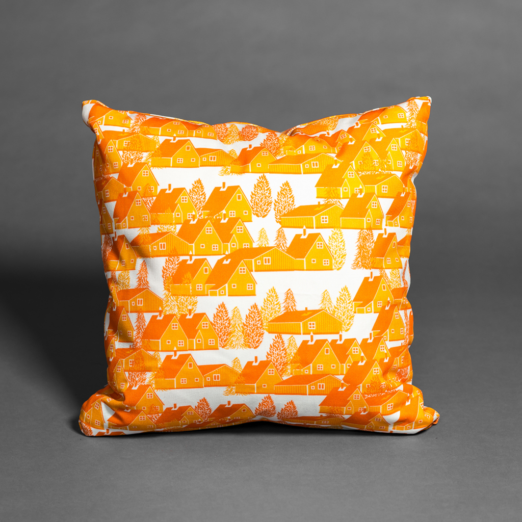 Greenland Orange cushion