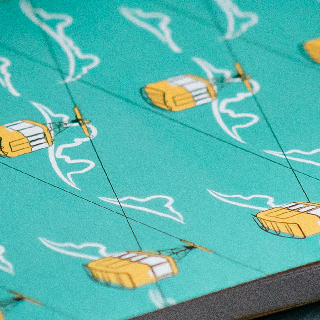 Cable Cars Blue Notebook