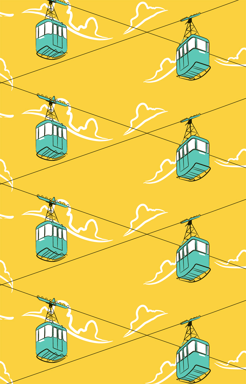 Cable Cars Pattern