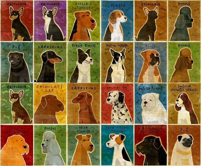 Dog Wall Decor pick your pooch dog art print- 8" x 10" dog wall decor- whimsical Dog Wall Decor pick your pooch dog art print- 8" x 10" dog wall decor- whimsical