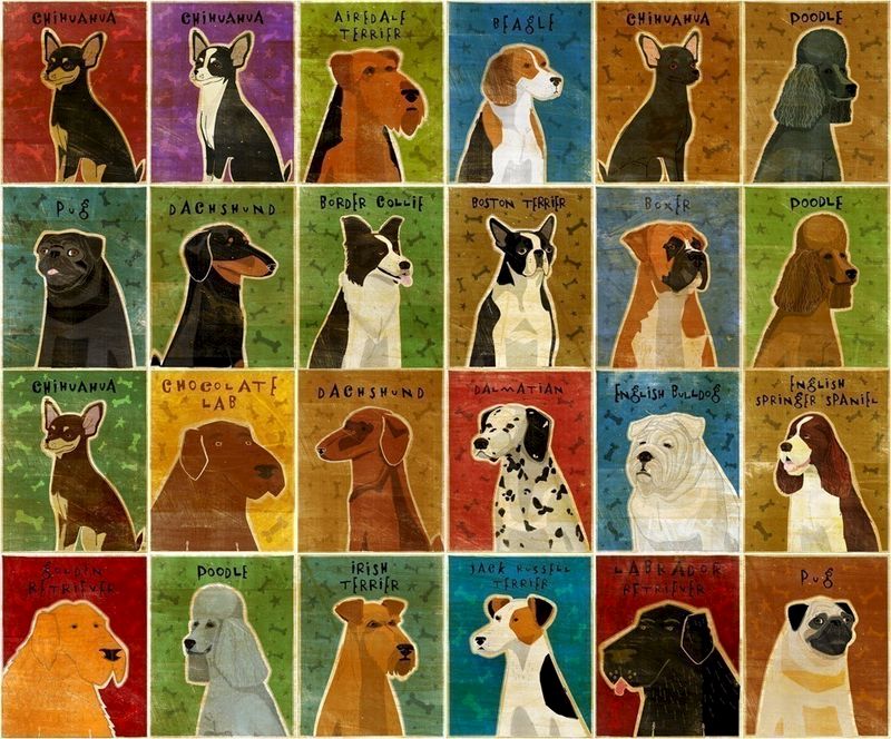 Personalize Your Pooch 8" x 10" Dog Art Print Gift for Mom