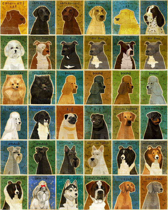 Personalized Dog Art Personalize Your Pooch Dog Art Print 11" x 14
