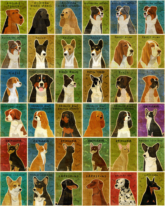 Personalize Your Pooch - Dog Art Print - 11 in x 14 in - product images  of 