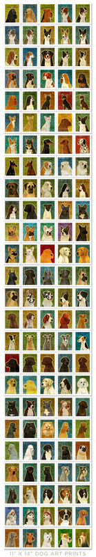 Dog Series Art Block - Pick the Print - 4 in x 5 in - product images  of 