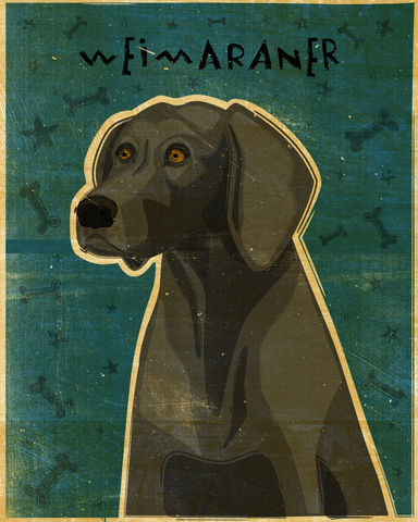 Weimaraner,Print,-,Various,Colors,and,Sizes,Art,Illustration,digital,whimsical,cute,dog,animals,animal,weimaraner,paper,ink