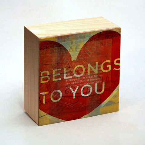 Valentine,Heart,Art,-,Belongs,To,You,Box,4,in,x,Illustration,Digital,reproduction,wood,block,heart,love,valentine,valentine_men,valentine_women,valentines_day,valentine_decor,valentine_heart_art,paper,ink,glue,sealer