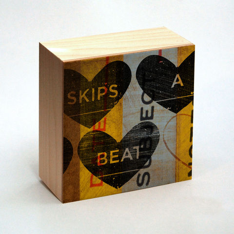 Valentine,Heart,Art,-,Skips,a,Beat,Box,4,in,x,Illustration,Digital,reproduction,wood,block,heart,love,valentine_gift,valentine_men,valentine_women,valentines_day,valentine_decor,valentine_heart_art,paper,ink,glue,sealer,valentine gift,gift for valentine,great gifts, valentines gift,valentine