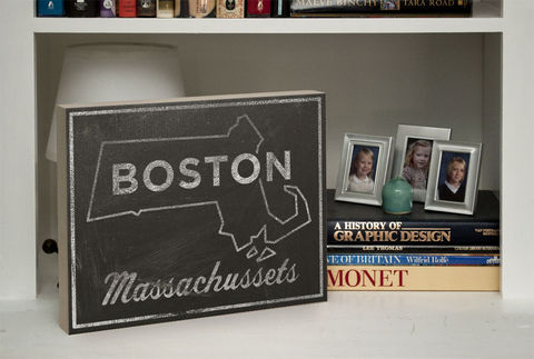 Boston,City,State,Art,Box,-,11,in,x,14,Print,Chalkboard,Custom,Print,,Massachusetts,Chalkboard Art, Boston Art, City Print, Vintage Look Art, Minimalist Art, Typography Art, Honeymoon Gift, United States Cities, Dorm Room Art, Living Room Office, Wedding Gift, Custom State Print, Massachusetts State Art