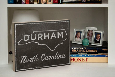 College,Town,Print,-,Durham,,North,Carolina,City,State,Art,Box,11,in,x,14,Custom,Map,Duke,Graduation,Gift,Housewares,Wall_Decor,Sign,Chalkboard_Art,City_Print,Vintage_Look_Art,Typography_Art,Dorm_Room_Art,Custom_State_Print,State_Map_Art,college_town_print,Durham_North,North_Carolina,Duke_University,duke_graduation_gift,wood,paper,ink,glue,sealer