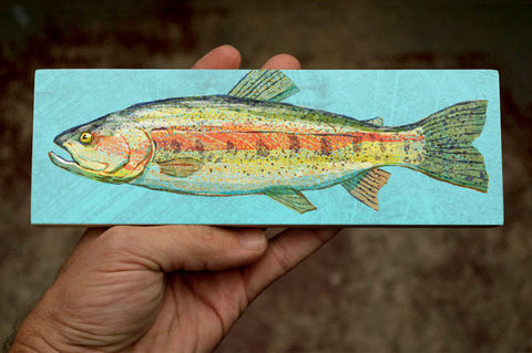 Freshwater,Fish,Art,Medium,Block,-,Rainbow,Trout,Print,9,in,x,3,Wall,Decor,Fisherman,Gift,Fathers,Day,for,Dad,Digital,Wood_Art_Block,Fish_Art_On_Wood,Fish_Wall_Decor,Fish_Wall_Art,Fish_Wall_Hanging,Fish_Illustration,Fish_Artwork,Freshwater_Fish_Art,Fathers_Day_Gift,Gift_For_Dad,Dad_Gift,Rainbow_Trout_art,trout_art_print,wood,paper,ink,glue,sealer