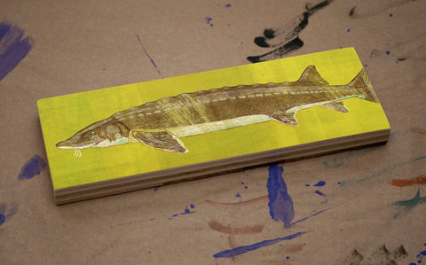 Freshwater,Fish,Art,Medium,Block,-,Lake,Sturgeon,Print,9,in,x,3,Wall,Decor,Fisherman,Gift,Fathers,Day,for,Dad,Digital,Wood_Art_Block,Fish_Art_On_Wood,Fish_Wall_Decor,Fish_Wall_Art,Fish_Wall_Hanging,Fish_Illustration,Fish_Artwork,Freshwater_Fish_Art,Fathers_Day_Gift,Gift_For_Dad,Dad_Gift,lake_sturgeon_art,sturgeon_art_print,wood,paper,ink,glue,sealer