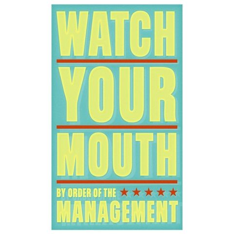 Watch,Your,Mouth,Print,6,in,x,10,Children,Art,art,illustration,print,digital,parental,john_w_golden,yellow,watch,mouth,green,red,paper,computer