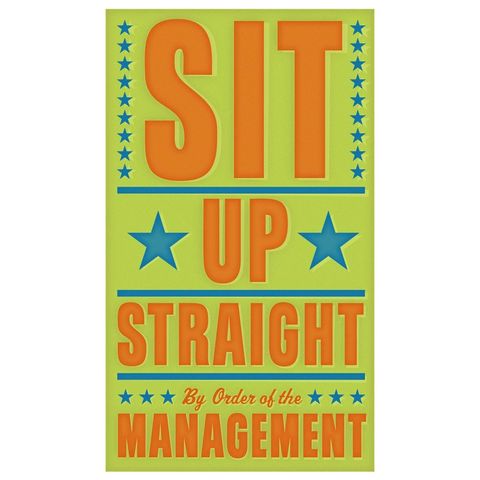 Sit,Up,Straight,Print,6,in,x,10,Children,Art,art,illustration,print,digital,john_w_golden,sit,straight,green,orange,paper,computer