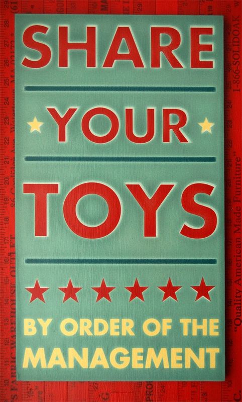 By Order of the Management Art Block - Pick the Print - 10.8 in x 18 in - product images  of 
