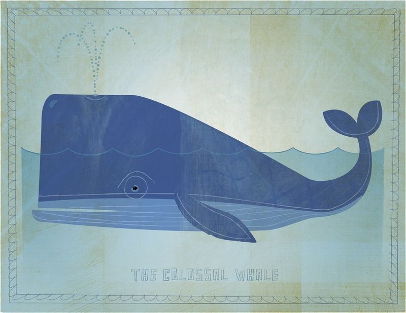 The Colossal Whale Print 8 in x 10 in - product images  of 