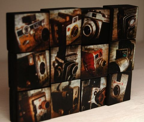 PiccoloBlocco,Cameras-,Little,Block,-,Art,Blocks,Set,of,12,Pick,the,Prints,1.5,in,x,Photography,Digital,john_w_golden,illustration,digital,print,block,camera,movies,movie,paper,computer,wood