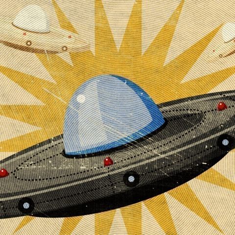 Astro,Sonic,Saucer,Box,Art,Print,8x10,Illustration,toddler,illustration,print,digital,john_w_golden,children,robot,kitsch,paper,computer