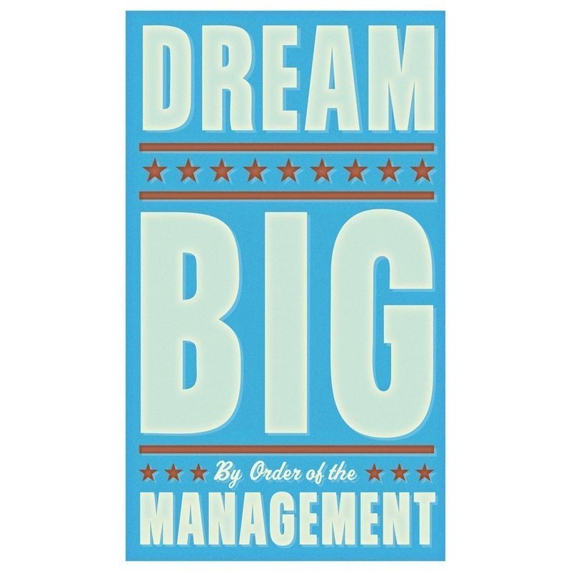 Dream Big in Blue Print 6 in x 10 in - product images  of 
