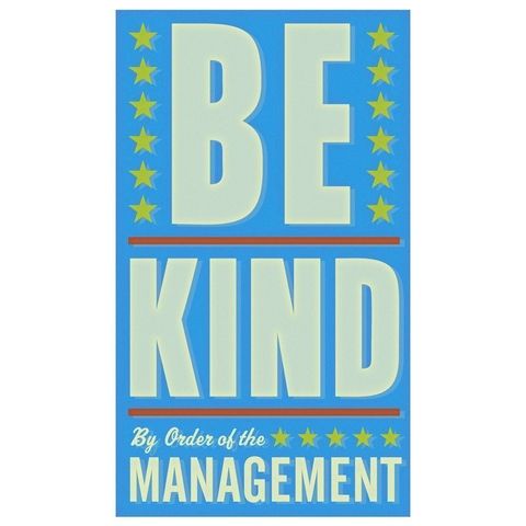 Be,Kind,Print,6,in,x,10,Children,Art,art,illustration,print,digital,john_w_golden,kind,management,blue,paper,computer